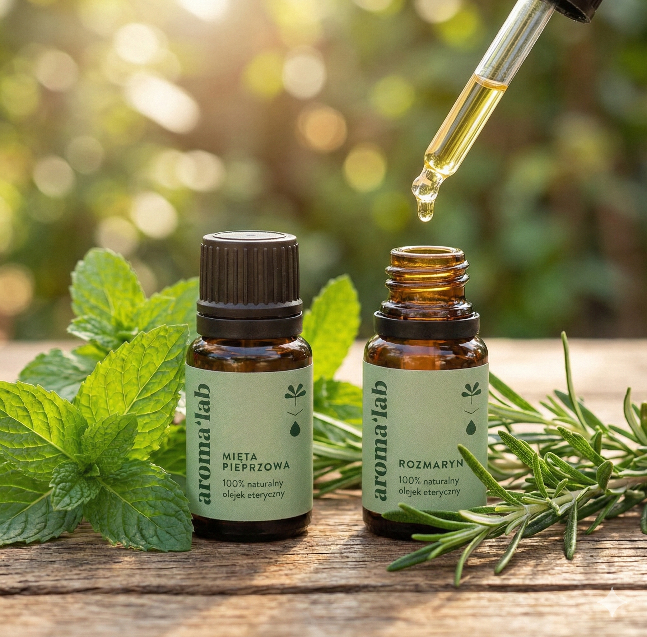 Wpływ olejków eterycznych na włosy i skórę głowy: Rozmaryn i Mięta Pieprzowa w świetle badań naukowych