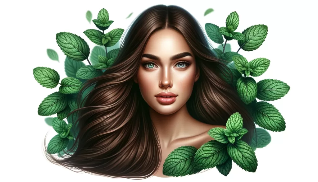 mięta pieprzowa włosy